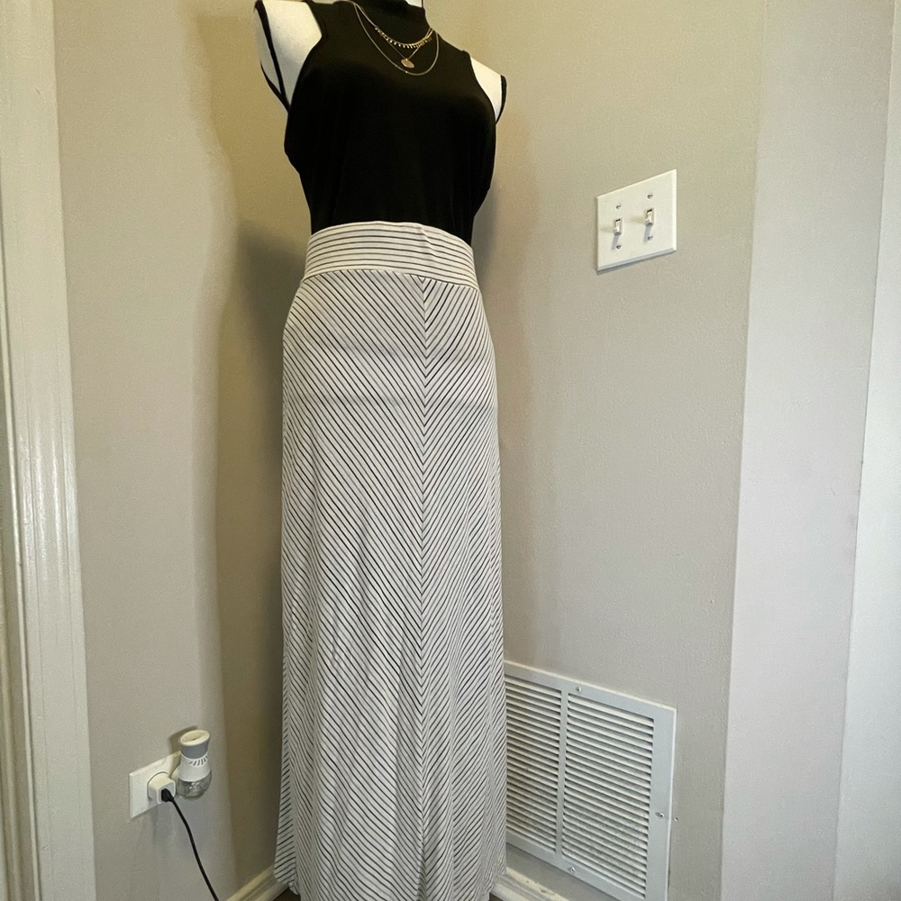 Lou & Grey striped maxi skirt